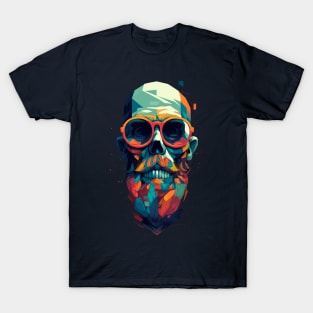 hipster skull T-Shirt